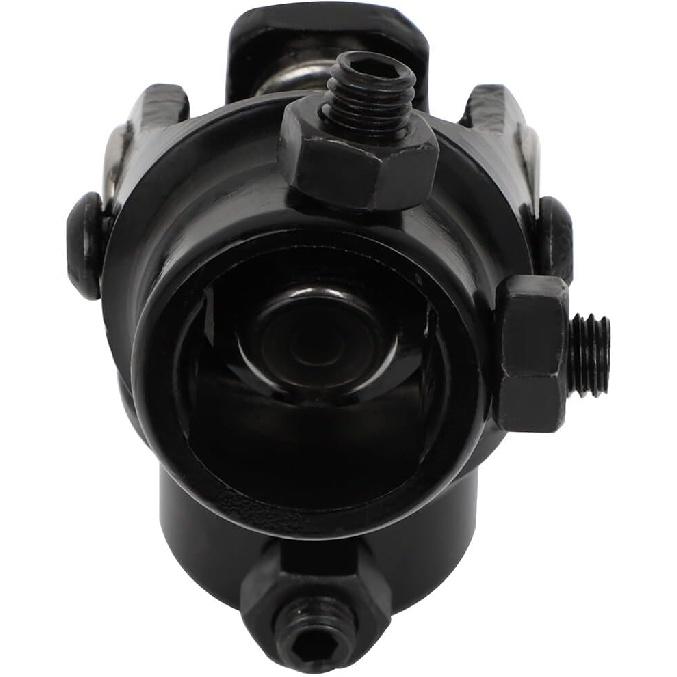 SCITOO 1" DD X 3/4-30 Spline Steering joints,length 83mm Black Single U-Joint