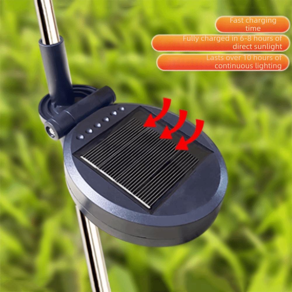 Solarbetriebene Solar Violett Rasenleuchte Außen Wasserdicht Simulationsblumenlampe Muttertagsgeschenke