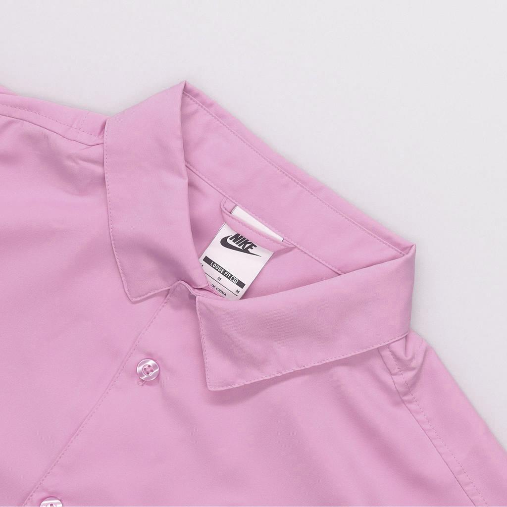 Nike Casual Sports Square Neck Short Sleeve Shirt Men Tops Pink HJ3956-662