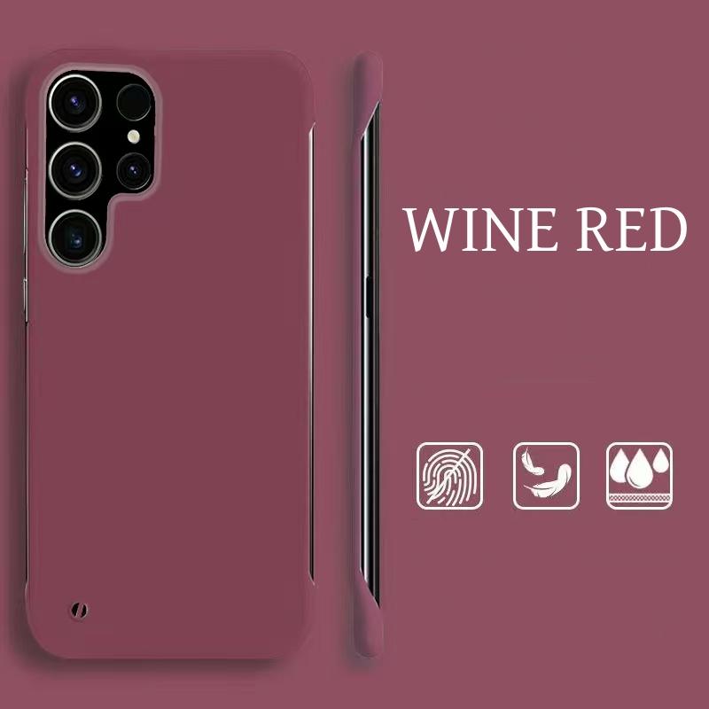 Ultra Slim PC Frameless Case For Samsung Galaxy A73 A55 A54 A53 A52 A51 A34 A33 A32 A31 A24 A23 Colorful Matte Hard Phone Cover