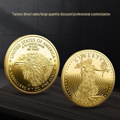 2024 Statue of Liberty Metal Coin Set: Gold & Silver Edition