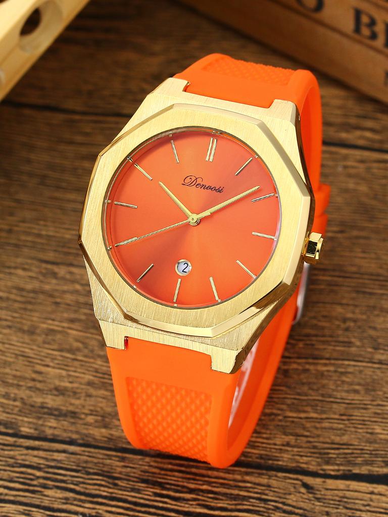 Simple leisure sports men's quartz watch Waterproof casual wristwatch for men