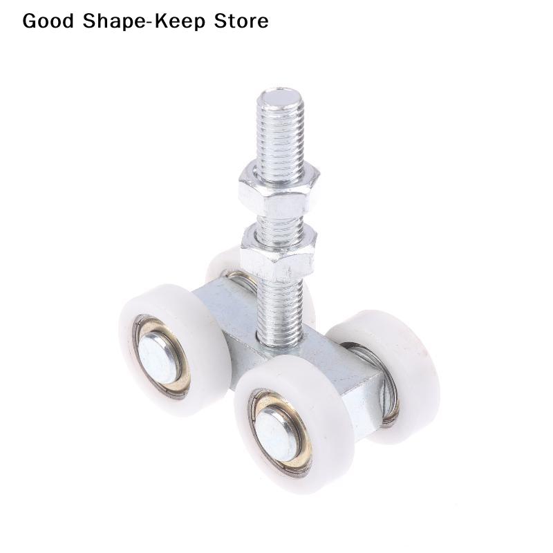 

1Pcs Sliding Door Square Mouth M12*90 Industrial Steel Tile Roller Wheel Silent Hang Rail Bearing Wheel Iron Pulley One Size