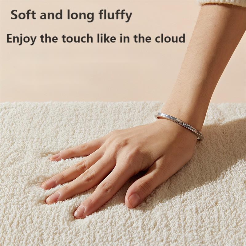 Covoraș de noptieră dreptunghiulară cu desene animate, model de rață, pisică, covor lung, dormitor pentru copii, covoraș antiderapant, covor de căpșuni pentru câini camera de zi