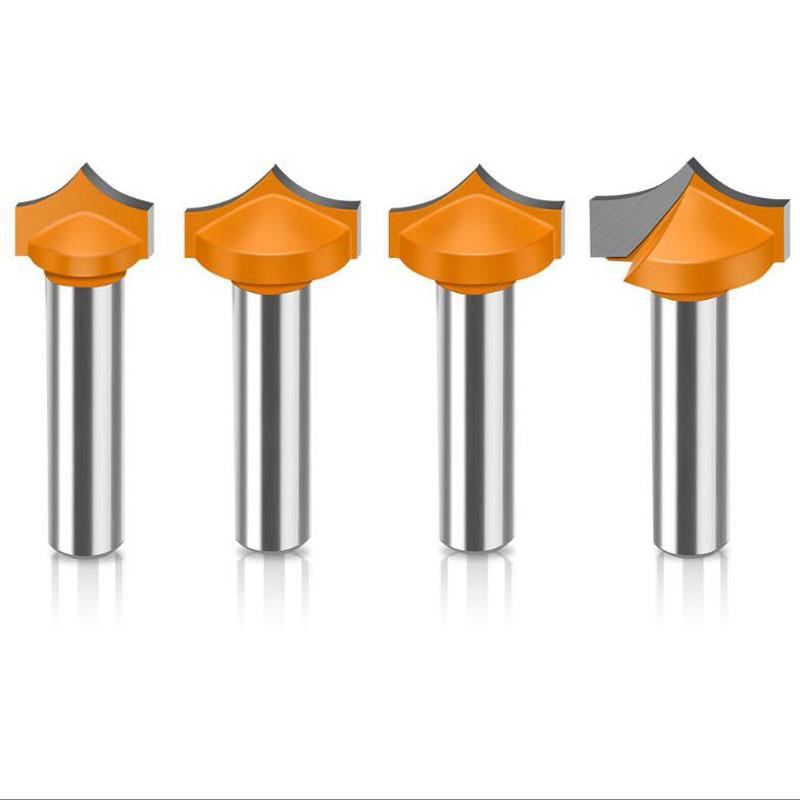 8mm Shank Woodworking Router Bit Set Tip Engraving Knife Door Plate Knife Numerical Control Engraving Machine Tools