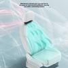 Auto-Ventilator USB-wiederaufladbar Dual-Turbo ABS-Kühlventilator für Komfort auf dem Rücksitz