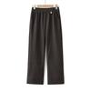 FENGXIAO Women's Plus Size Elastic Waist Straight-Leg Pants