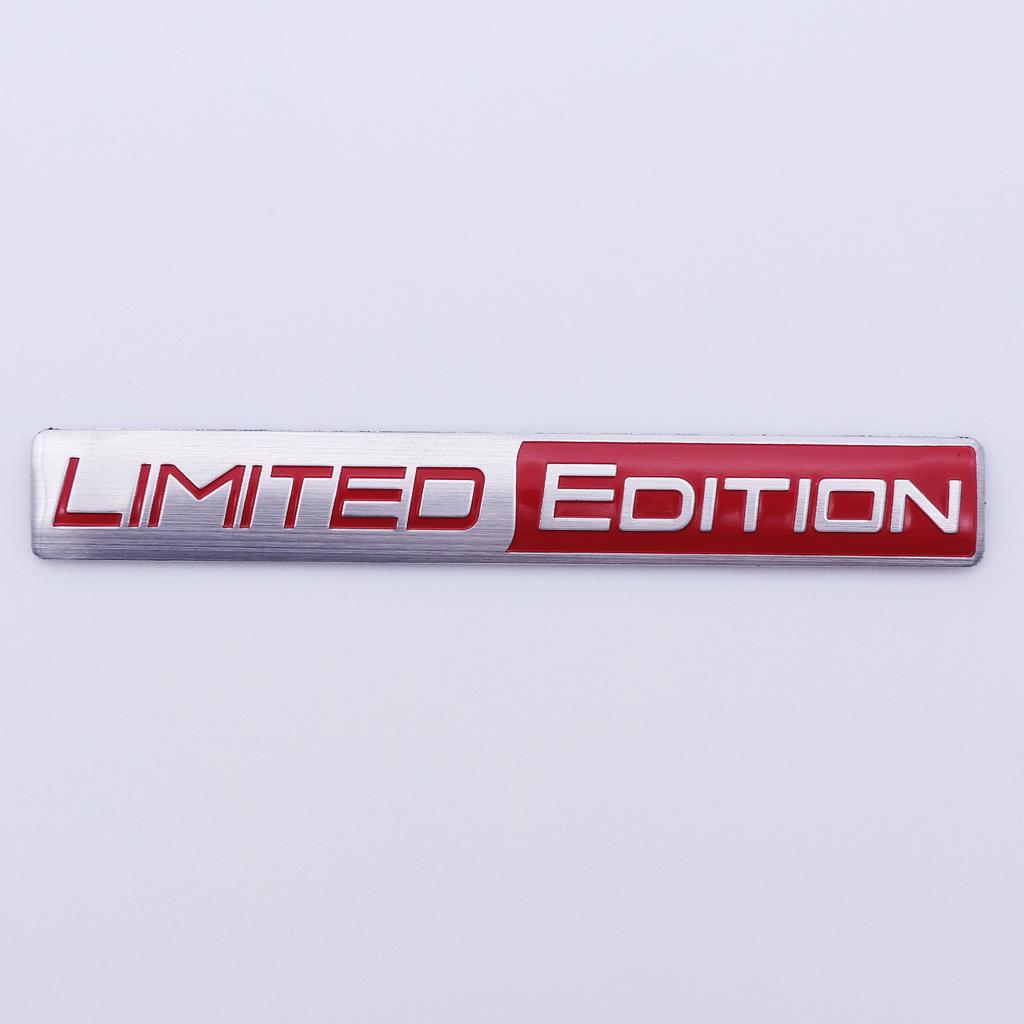 Car Accessories 3D Aluminum LIMITED EDITION Emblem Badge Car Stickers Decal For Audi Honda Opel Toyota Mercedes Mazda Motorcycle