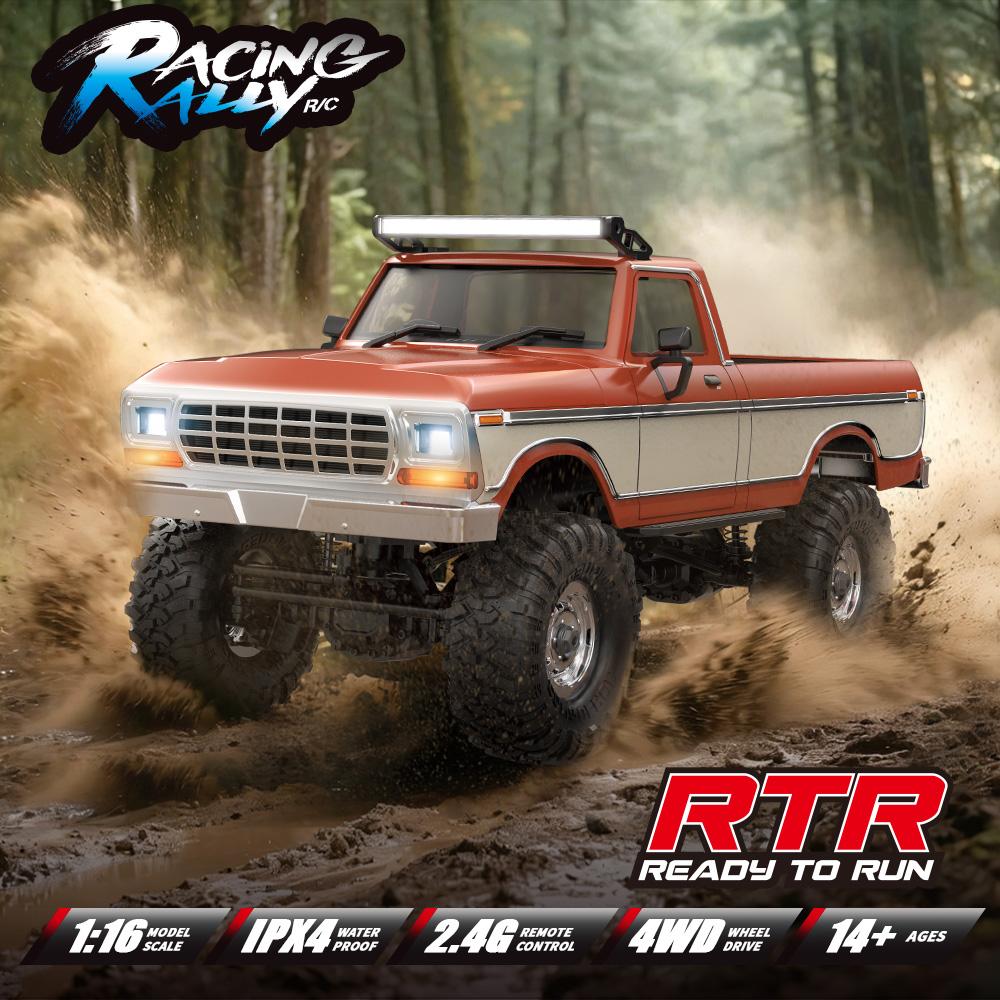 1:16 4WD Rc Car Full Scale 2.4G Off-Road Remote Control Cars With LED Monster Trucks Race Cars Model Toys For Kids Adult Gifts
