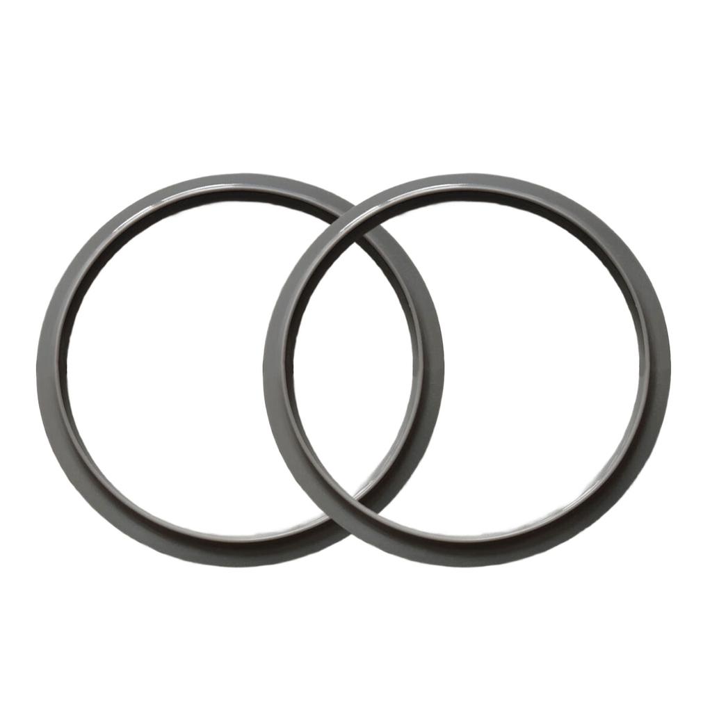2Pcs High Temperature Resistant Silicone Pressure Cooker Sealing Rings for Enhanced Cooking Efficiency and Safety