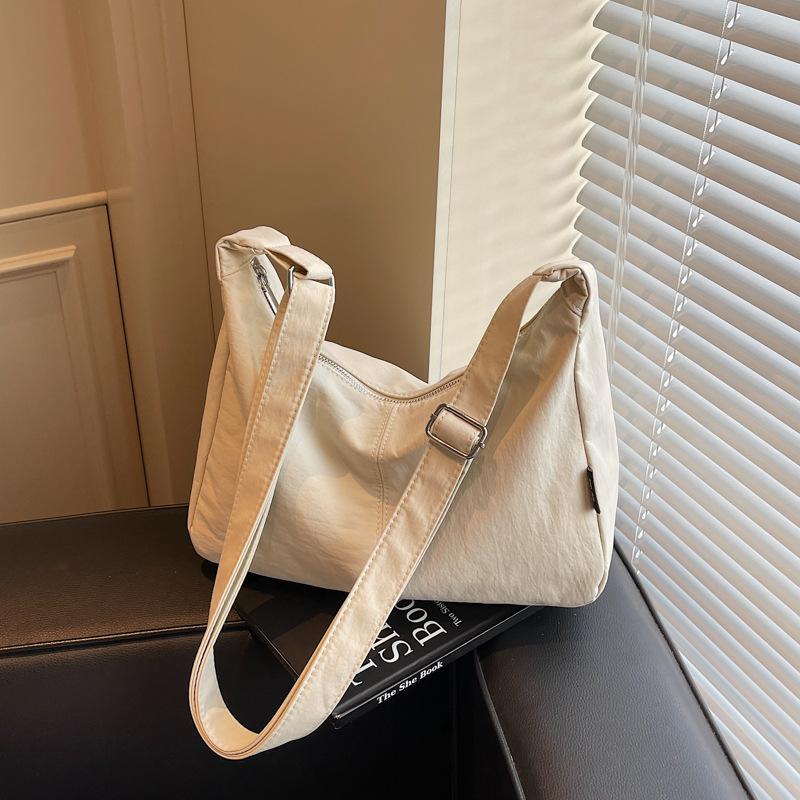 Bag Women's Large-capacity New Lightweight and Versatile Shoulder Messenger Bag Cloth Bag Class Commuter Tote Bag