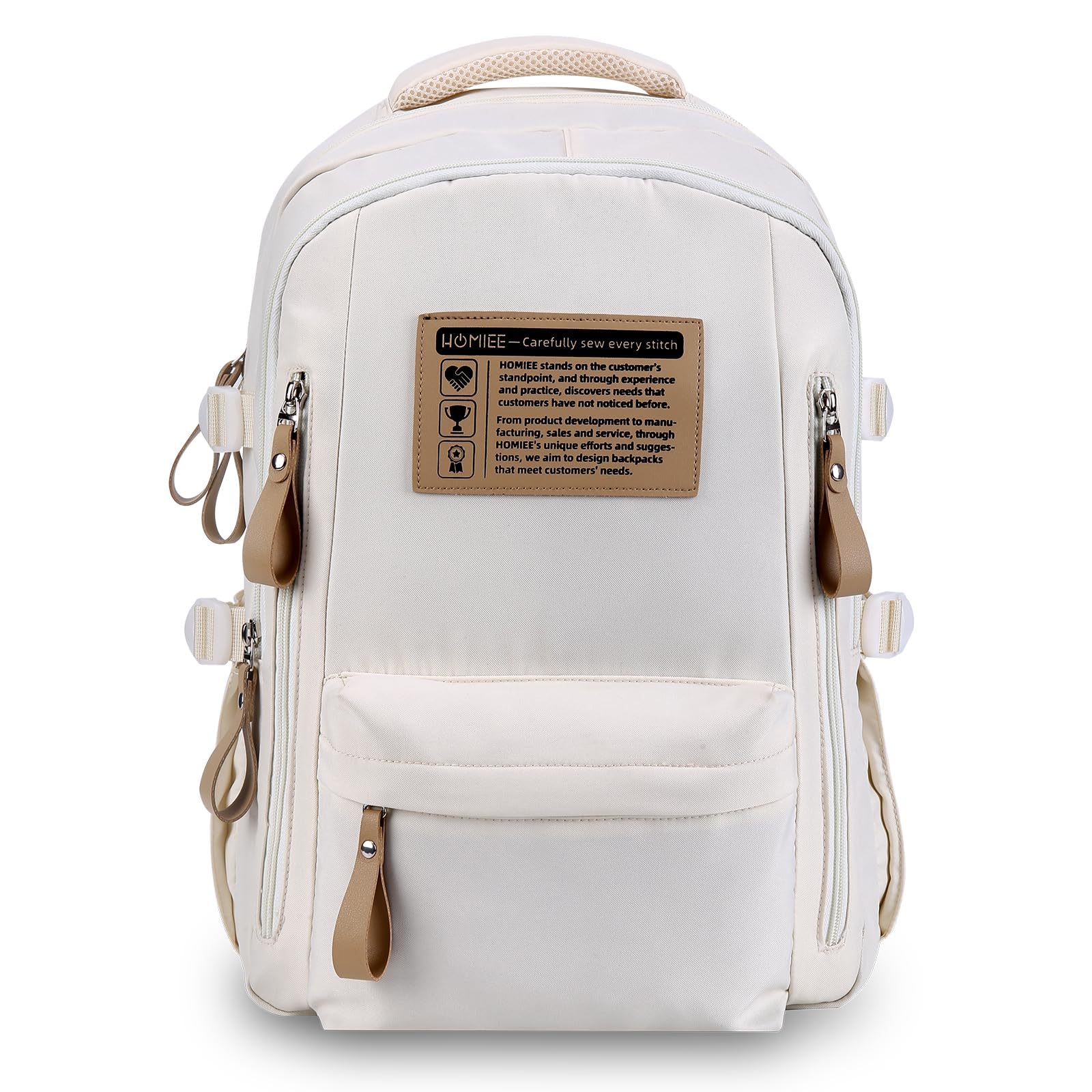 

Рюкзак для большой корейской повседневной 2-слойной школы, дюймовый легкий А4, унисекс, для старшей школы [HOMIEE] для женщин, вместимость, сумка, конструкция,