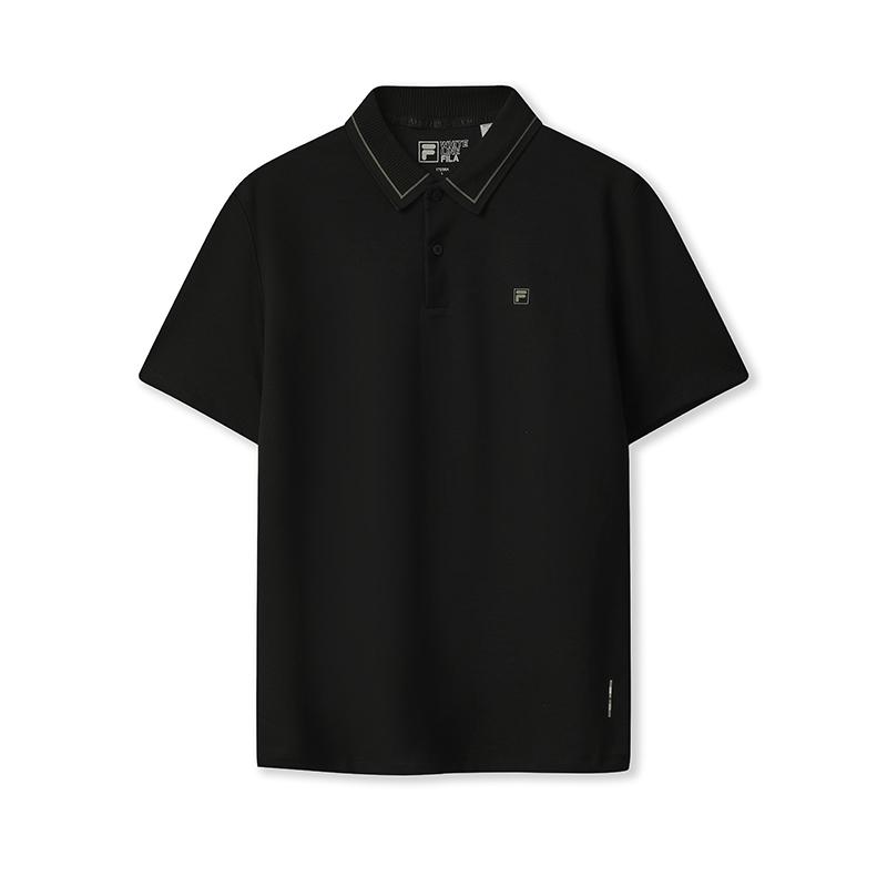 

New FILA WHITE Polo Shirts Men s Jet Black BK F11M533109F-BK 175/96A/L