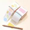 Gradient Color Roll TAPE Dual Purpose Note Sticky Notes Cute Clouds Memo Pad  Stationary