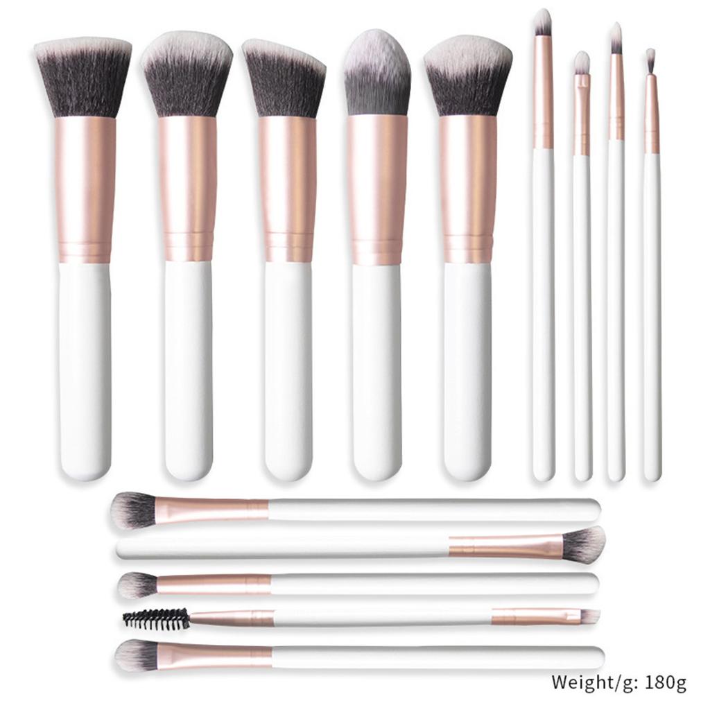 Hot-selling 14-piece Makeup Brush Set Blush Brush Soft Bristle Brush Eyeshadow Brush Foundation Brush Highlight Brush