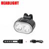 Bicycle Front & Rear Light USB Rechargeable LED Headlight Taillight Portable Floodlight Cycling Night Riding Lighting Accessory