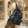 Silk Design Corduroy Bow Backpack Casual Large Capacity Backpack Students School Bag  Daily