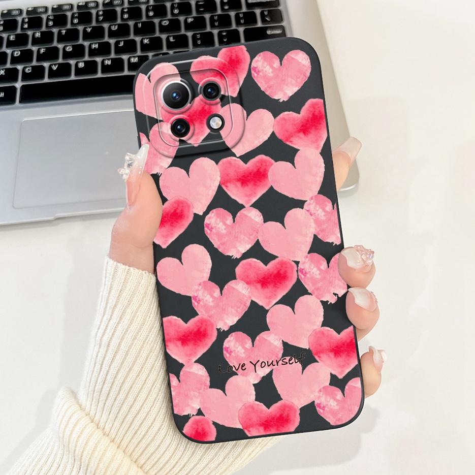 For Xiaomi Mi 11 Lite Case Unique Candy Painted Cover Soft Silicone Phone Case For Xiaomi Mi 11 Lite NE 5G 11Lite Mi11Lite Shell
