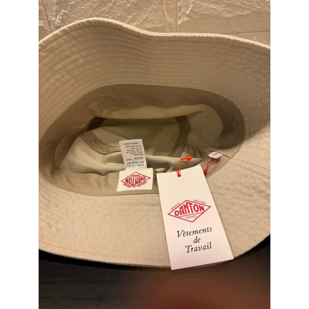 Used DANTON One Point Logo Bucket Hat New/unused