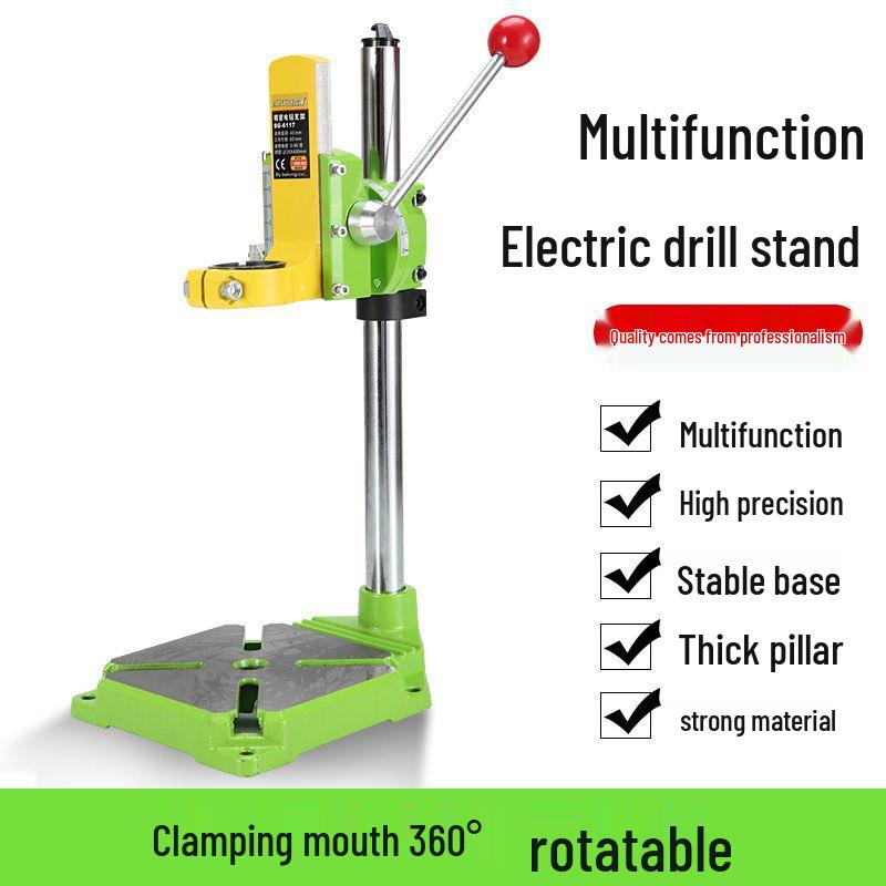 Multi-Function Electric Drill to Bench Drill Universal Bracket for Home Use