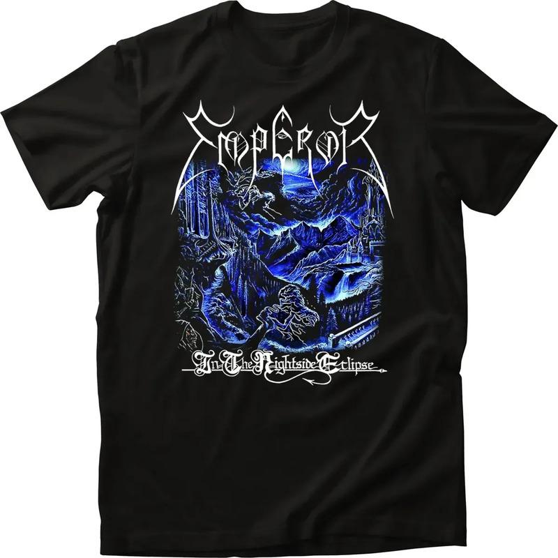 Playera Emperor In The Nightside Eclipse Black Metal Hombre S разноцветный