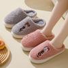 Cotton Slippers Women Thick Sole Couples Home Winter Cute Cartoon Warm Plush Male Thick Anti-slip Cotton Shoes 2024
