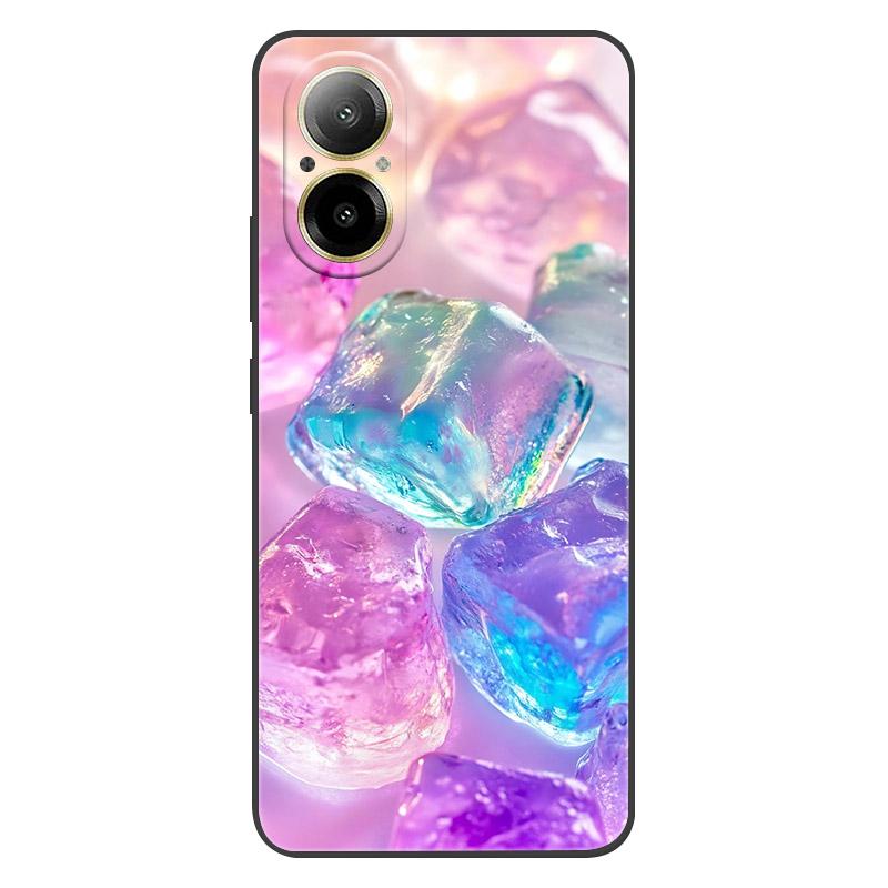 Pro Realme C67 4G C65 Pouzdro Mramorové Měkký Matný Silikonový Zadní Kryt Pro Realme C53 C55 Celé Tělo Telefonu RealmeC67 Coque Fundas