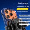 Shockproof Phone Holder for Cycling, Mountain Bikes, Motorcycles & Scooters with Anti-Shake Straps & Fixing Bracket