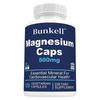 Magnesium 500mg Kapseln Essentielles Mineralstoffpräparat für die Herz-Kreislauf-Gesundheit und Muskelentspannung