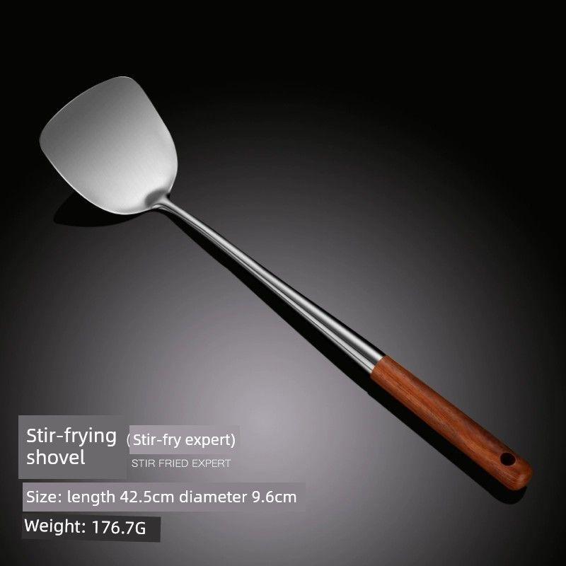 Soup Spoon For Home Large Soup 304 Stainless Steel Spoon Long Handle Spoon Porridge Spoon Porridge Spoon Soup Scoop Hot Pot Slotted Ladle