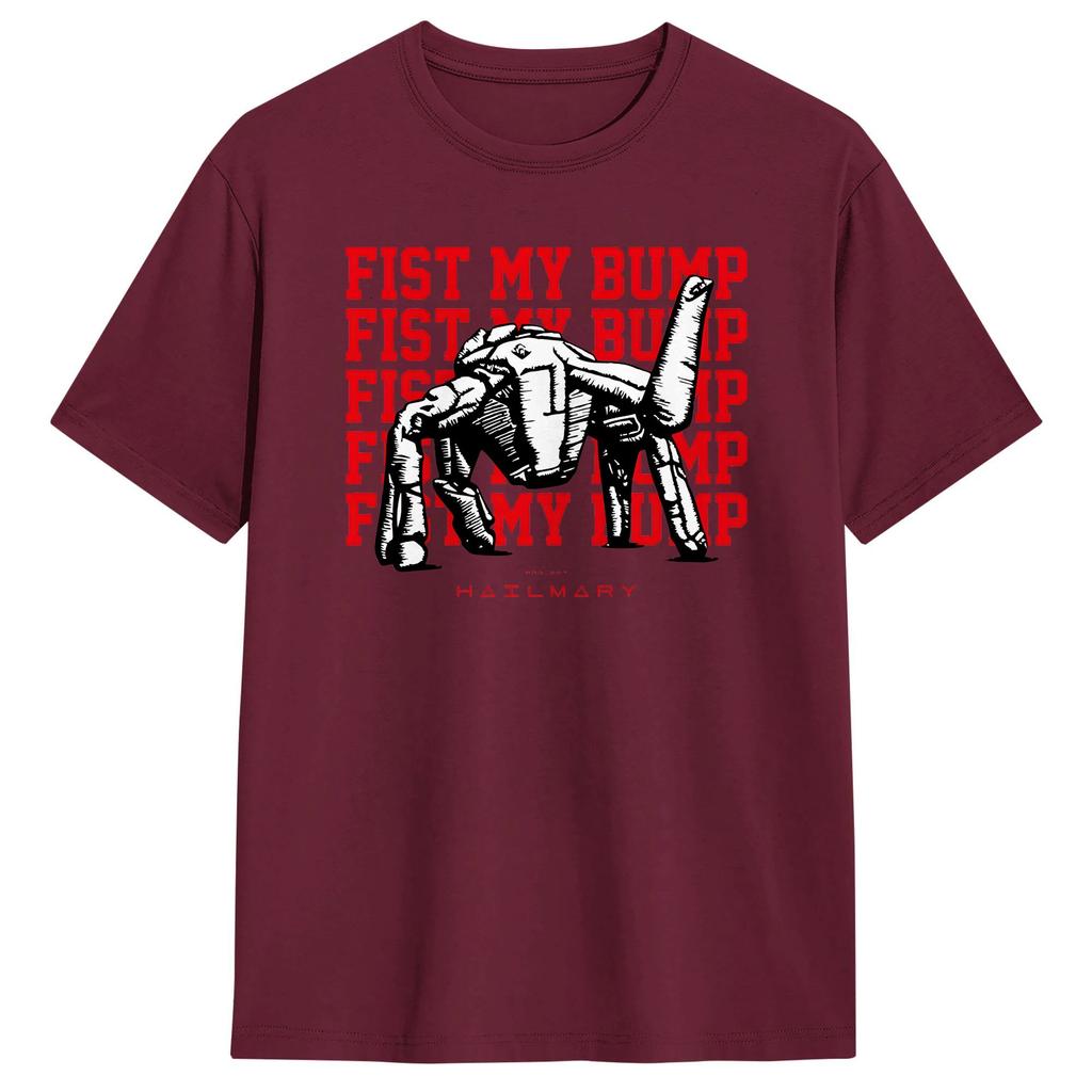 Project Hail Mary Movie Fist My Bump TShirt Unisexs Street Style T Shirts Summer O Neck Harajuku Tee Shirt Hot Sale Oversized Tops