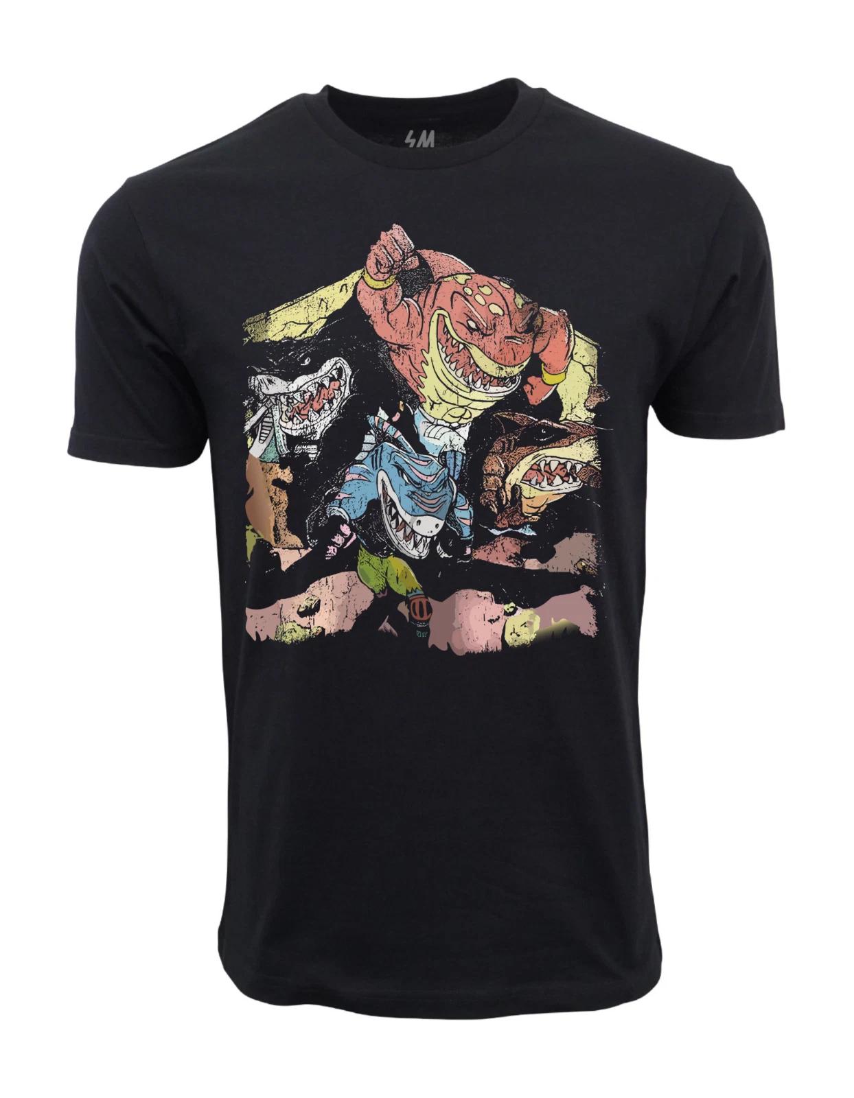 Unisex Adult Vintage Graphic STR33T SHARKS 1995 GRAIL T-SHIRT Shirt L