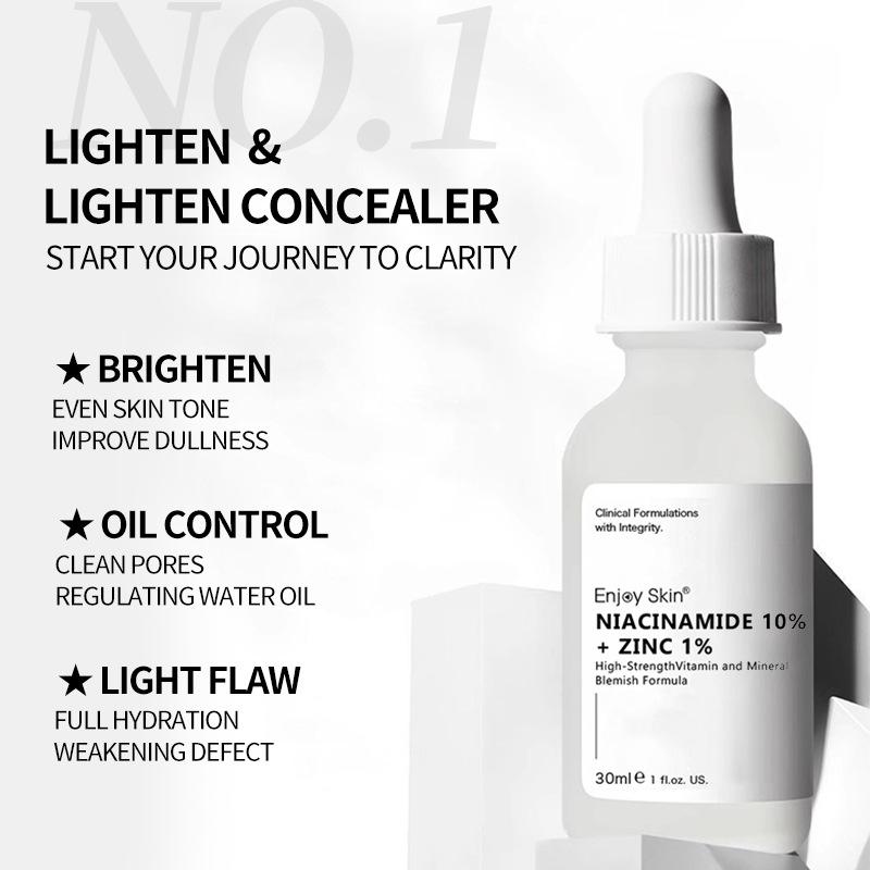 Serum z niacynamidem 30ml 10% Rozjaśniająca Nawilżająca Esencja do Twarzy Kuracja