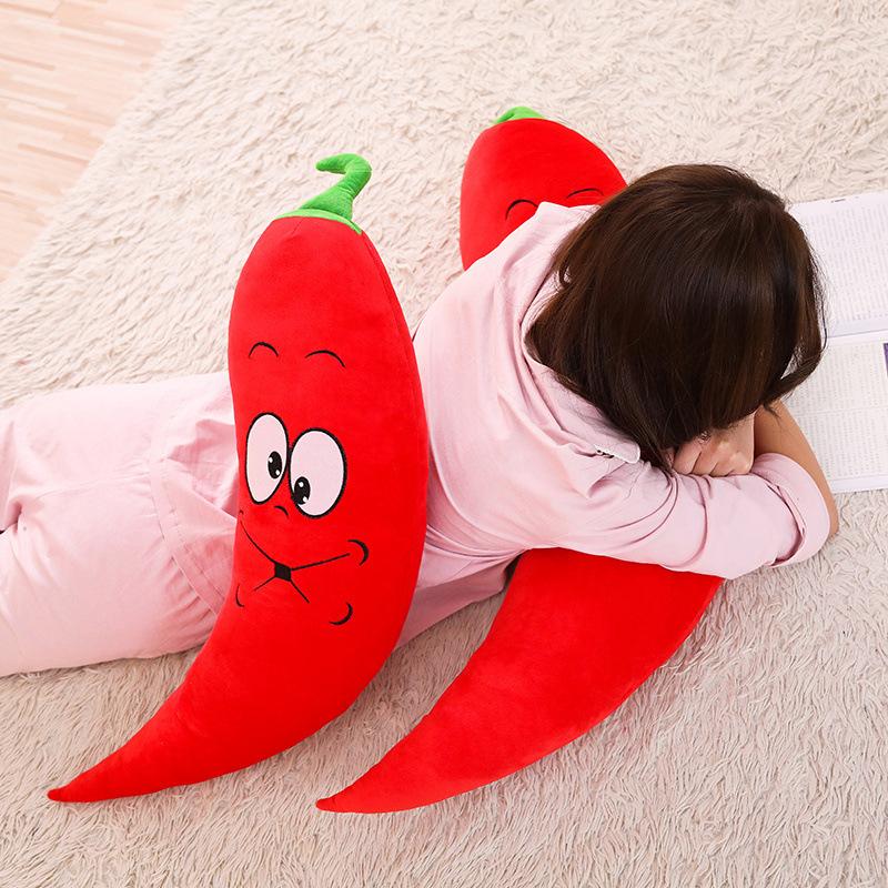 Creative Pepper Vegetable Cartoon Pillow Doll Ragdoll Plush Toy Cushion Doll Home Birthday Gift
