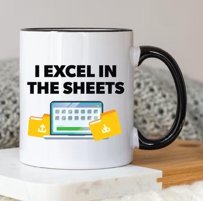 Freak In The Sheets Excel Ceramic Coffee Mug Water Cup Lent Job