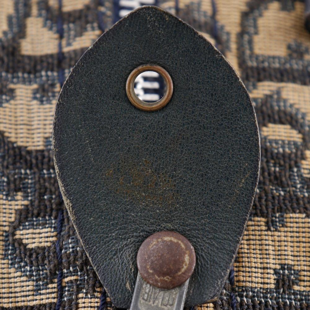 Dior Trotter Boston Bag Mini Boston Vintage Beige Canvas Unisex Used