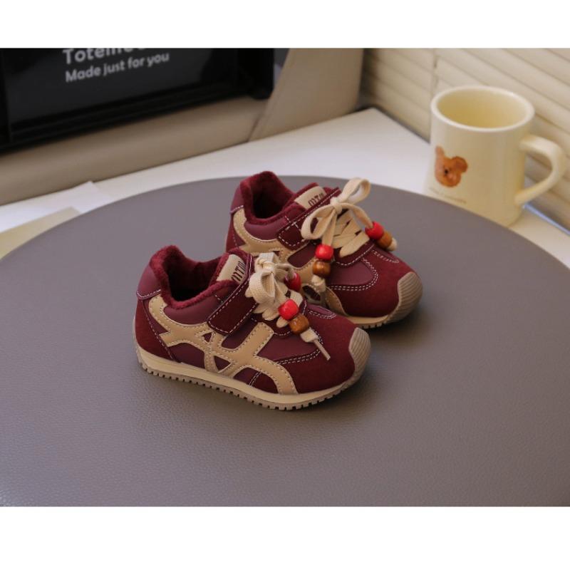 Jungen Fleece-Sneaker Winter Neu 1-3-6 Jahre Kinder Zwei Baumwolle Forrest Gump Schuhe Kindergarten Baby Warme Schuhe