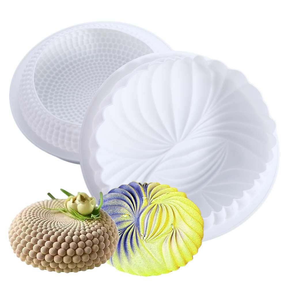 Silicone 3D Round Mousse Mold Handmade Dessert Mold Baking Tool Cake Mould Cooking