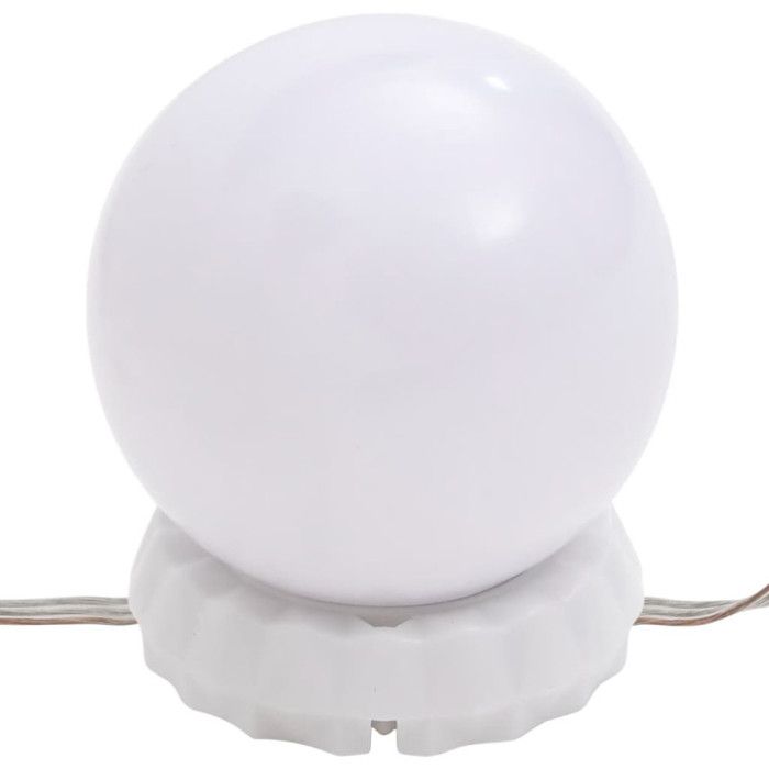 Lampe de Miroir - VIDAXL - 8 Ampoules LED - Blanc Chaud - Salle de Bain - Intérieur