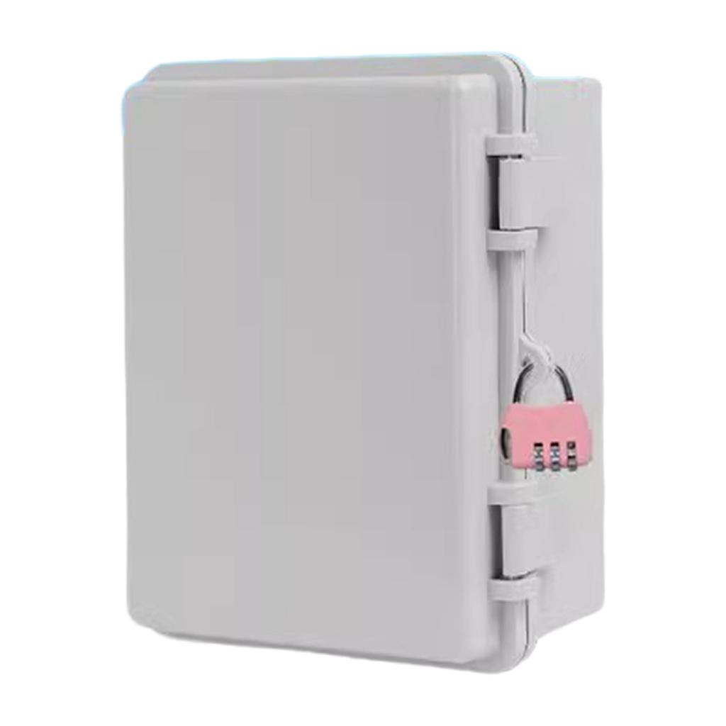 High Strength Plastic Outdoor Electrical Enclosures Weather Resistant Locking Cover For Garden Camping Installations