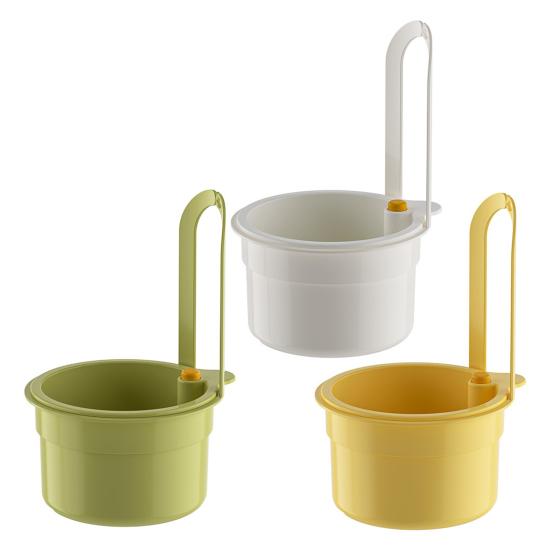 3Pcs Faucet Hanging Strainer Sink Drain Baskets Large Capacity Detachable Easy to Install Sink Strainer Colander Basket