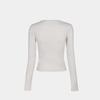 Korean Badblood BCAC Series Women's American Spicy Girl Long Sleeve Slim-Fit Solid Color T-Shirt