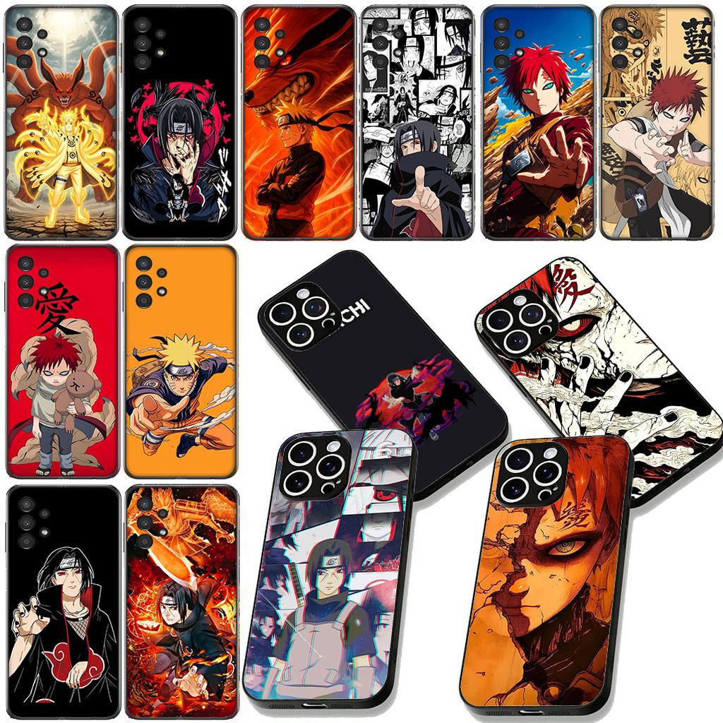 Gaara Narutos Uchiha Itachi Phone Cover for Samsung Galaxy S22 S21 S20 FE Ultra Plus A35 A36 A37 A33 A34 A04 A71 Protective Case