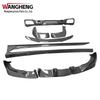 BMW X5 G05 Carbon Fiber Diffuser Kit: Front & Rear with Center Wing, Top Wing, Spoiler, and Rear Wing.