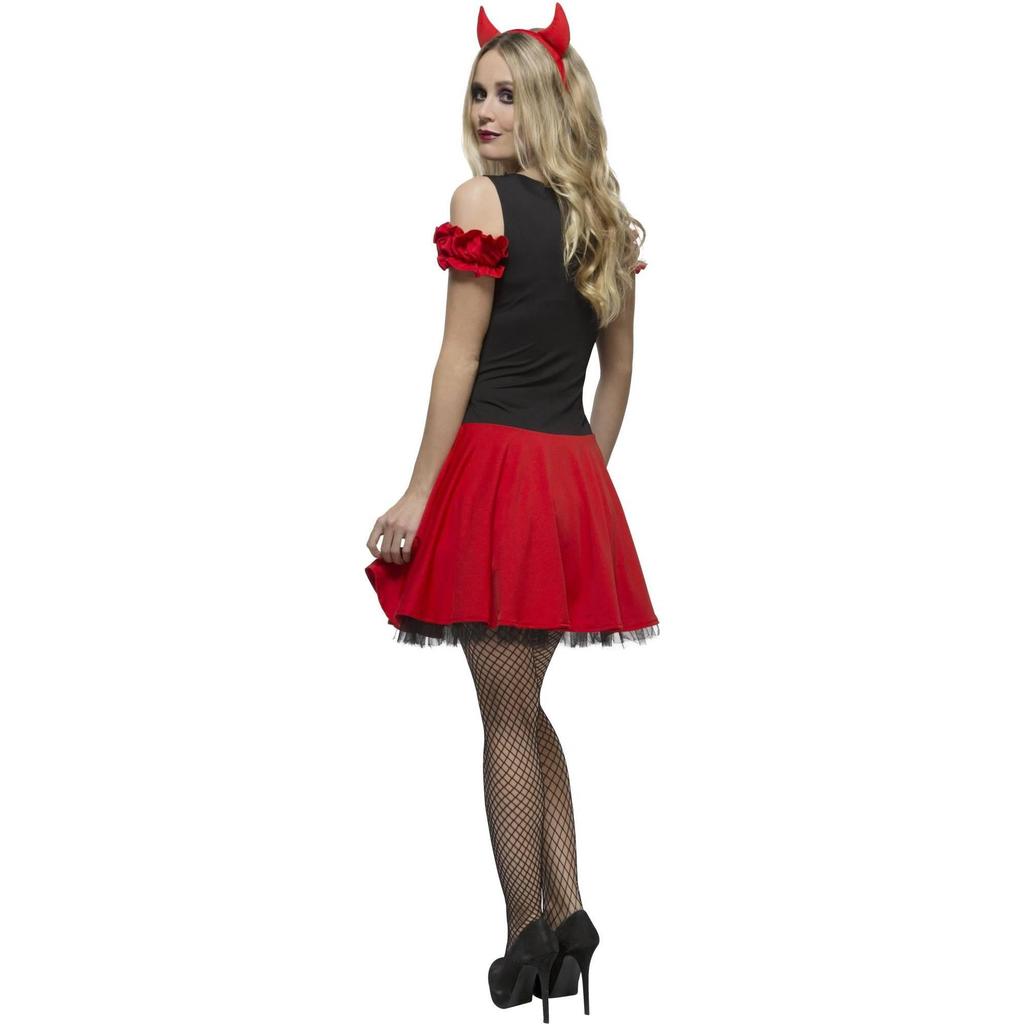 Fever Womens/Ladies Wicked Devil Costume Set