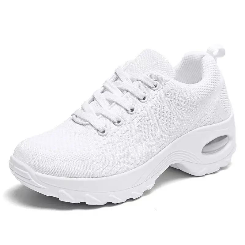 Women's Sneakers Fashion Casual Shoes New Summer Cushion Female Shoes Platform Walking Shoe Mesh Heightening Vulcanized Shoes
