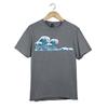 Men's Summer Tee Cotton Japanese Great Wave Style Ocean Art Unisex T-Shirt | Hokusai Surf Graphic Tee