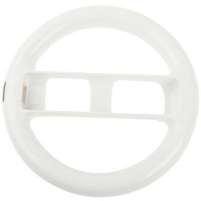 Steering Wheel for Wii - Noname - Standard Model - Color White - Compatible Wii - Gaming Accessory