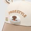 Kawaii Cartoon Bear Baseball Cap for Kids (Ages 3-8) - Spring & Autumn Sun Protection, Korean Style