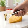 Cheese Slicer Cheese Scraper Handheld Stainless Steel Cheese Peeler Slicer Cutter Butter Slice Cutting Knife Kitchen Cook Tool